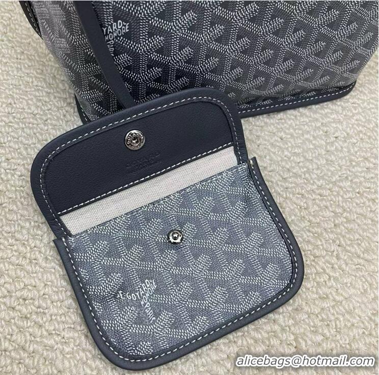Grade Promotional Goyard Original Anjou Reversible Bag Mini 2399 Dark Grey