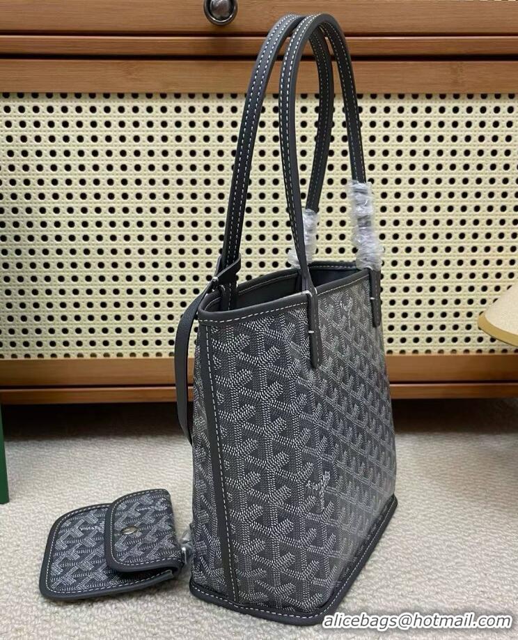 Grade Promotional Goyard Original Anjou Reversible Bag Mini 2399 Dark Grey