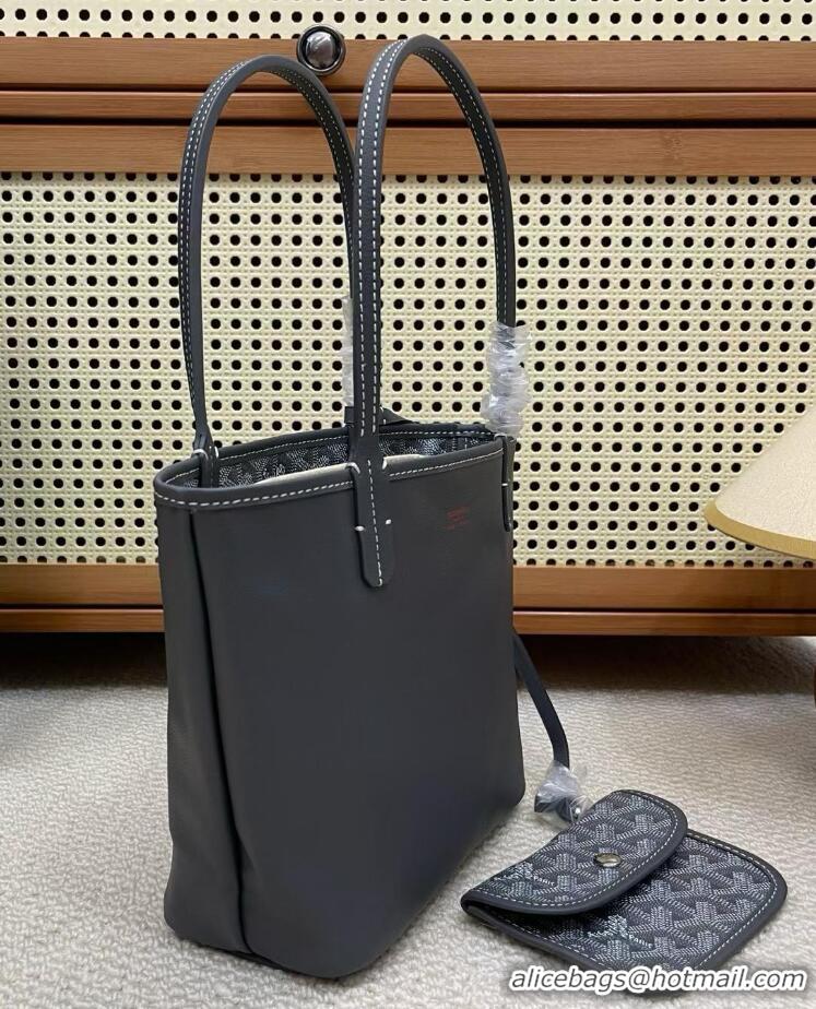 Grade Promotional Goyard Original Anjou Reversible Bag Mini 2399 Dark Grey