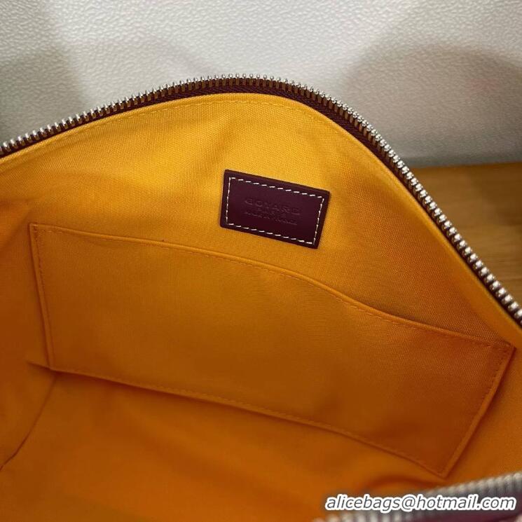 Famous Brand Goyard Boeing 25 Travel Toilet Bag G8741 Burgundy