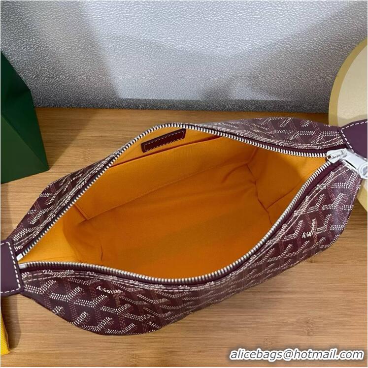 Famous Brand Goyard Boeing 25 Travel Toilet Bag G8741 Burgundy