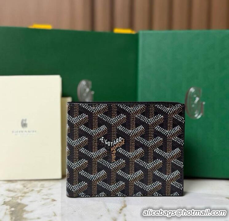 Cheapest Goyard 8 Card Slots Billfold Wallet 020085a Black