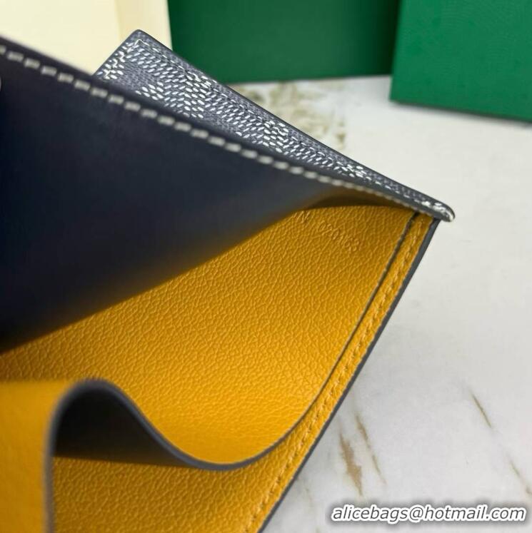 Low Cost Goyard 8 Card Slots Billfold Wallet 020085a Dark Grey