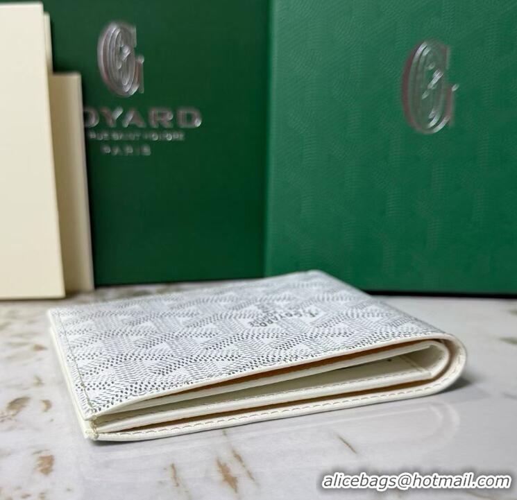Buy Cheap Goyard 8 Card Slots Billfold Wallet 020085a White