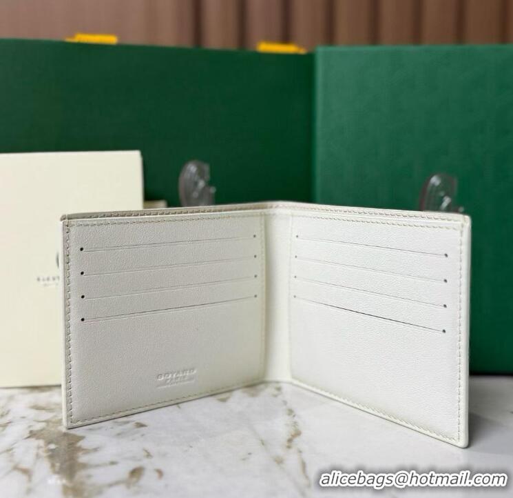 Buy Cheap Goyard 8 Card Slots Billfold Wallet 020085a White