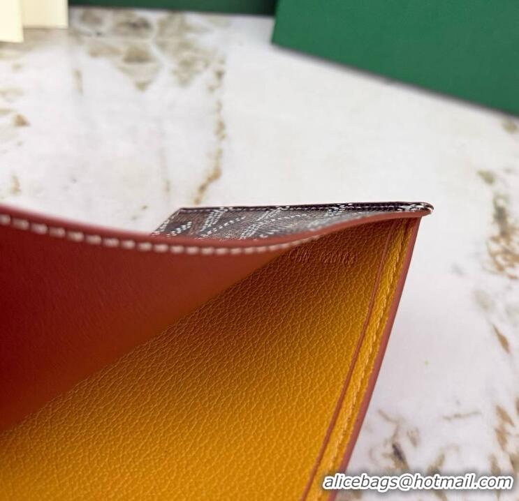 Sale Grade Goyard 8 Card Slots Billfold Wallet 020085a Black And Tan