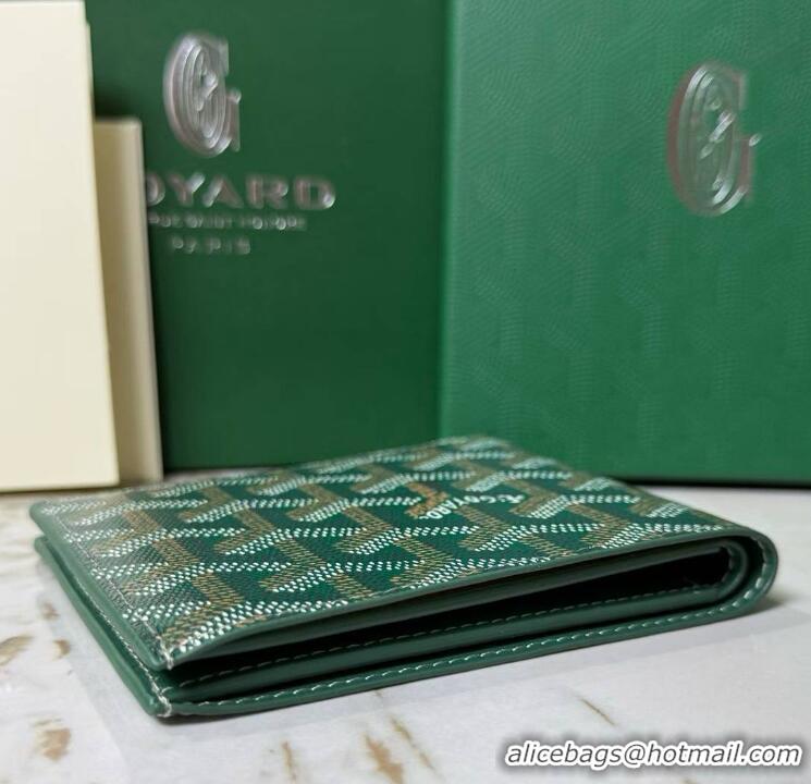 Promotion Goyard 8 Card Slots Billfold Wallet 020085a Green