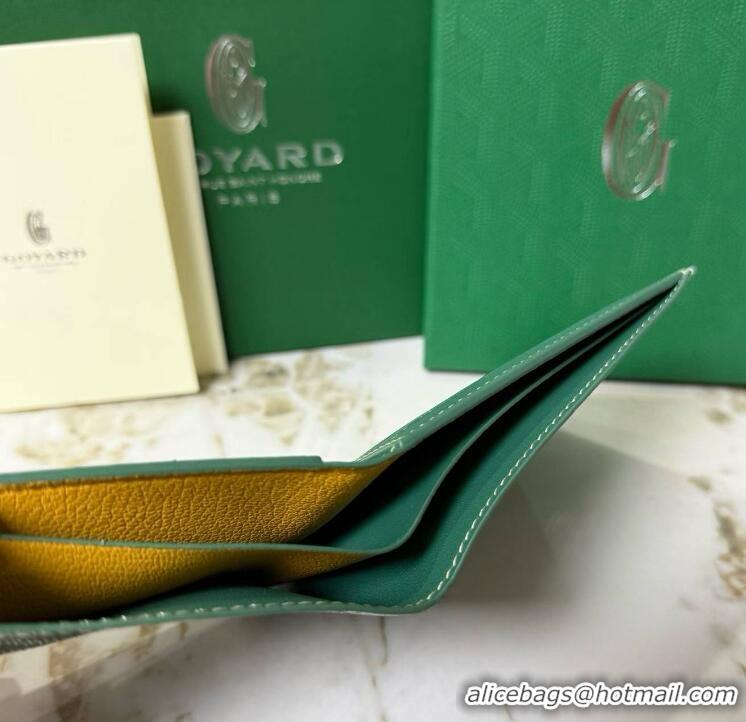 Promotion Goyard 8 Card Slots Billfold Wallet 020085a Green
