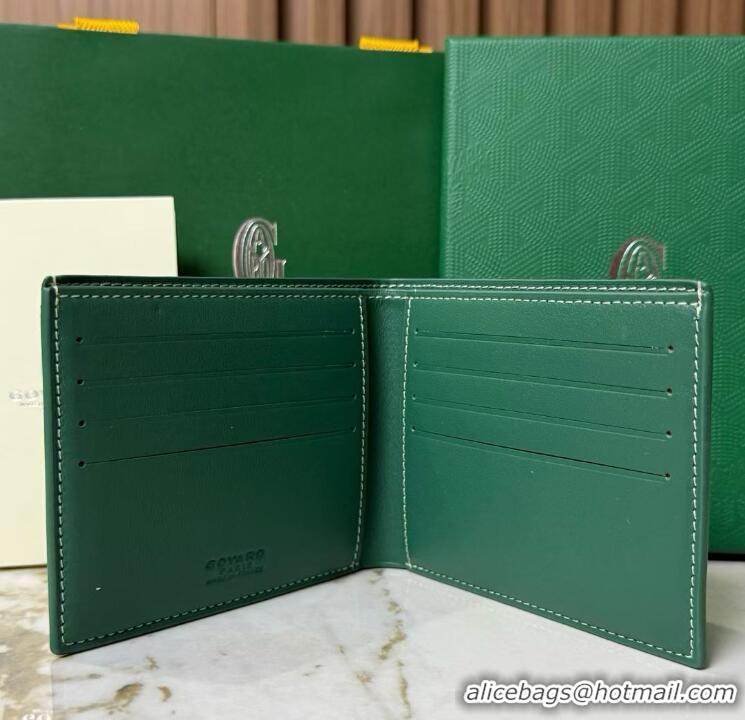 Promotion Goyard 8 Card Slots Billfold Wallet 020085a Green