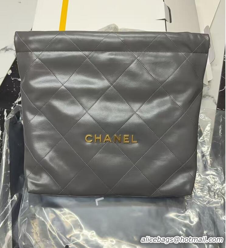 Traditional Specials CHANEL 22 SMALL HANDBAG AS3260 Gray
