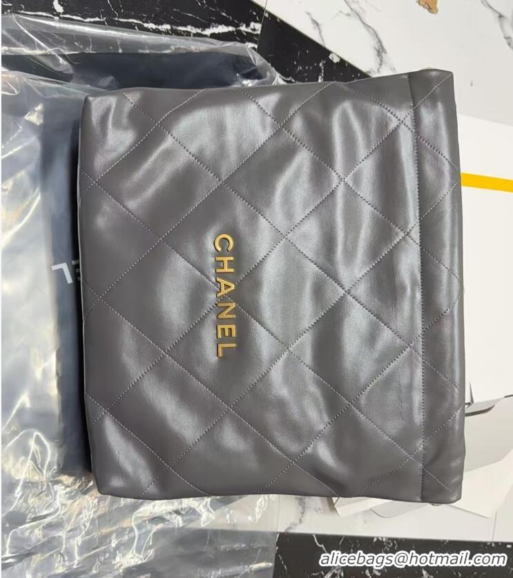 Traditional Specials CHANEL 22 SMALL HANDBAG AS3260 Gray