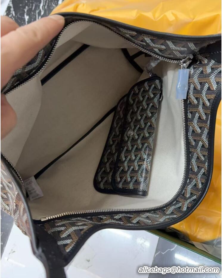 Well Crafted Cheap Goyard Boheme Hobo Bag G4591 Black