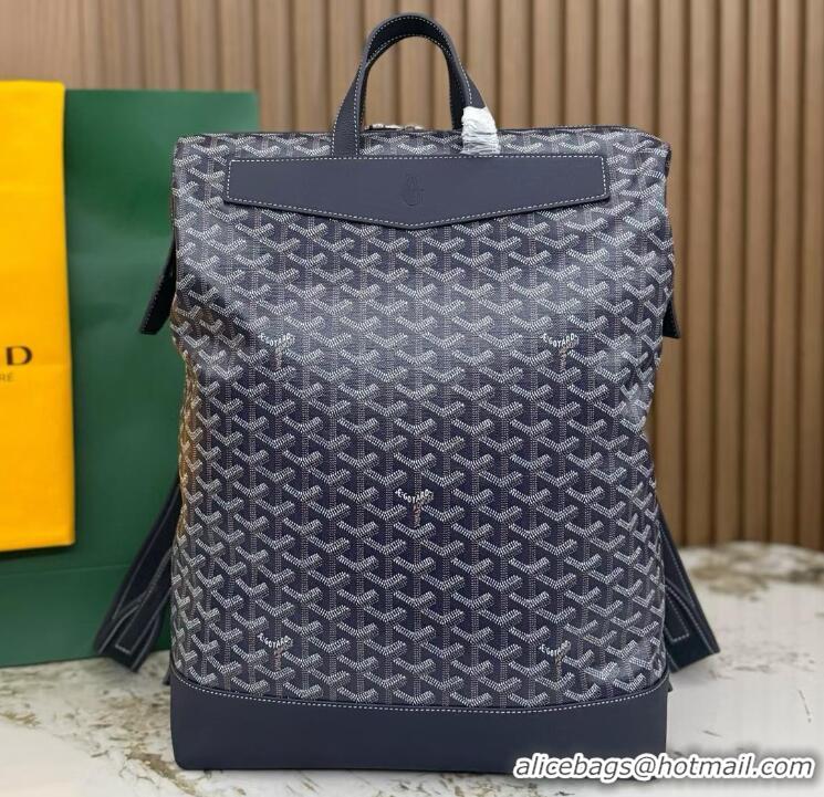 Super Quality Goyard Cisalpin Original Backpack 8039 Navy Blue