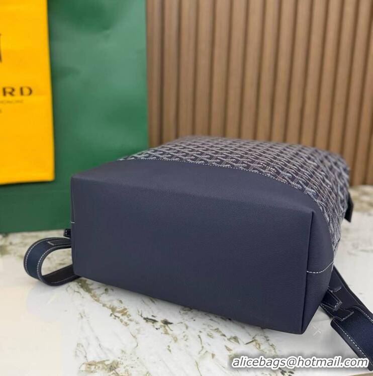 Super Quality Goyard Cisalpin Original Backpack 8039 Navy Blue