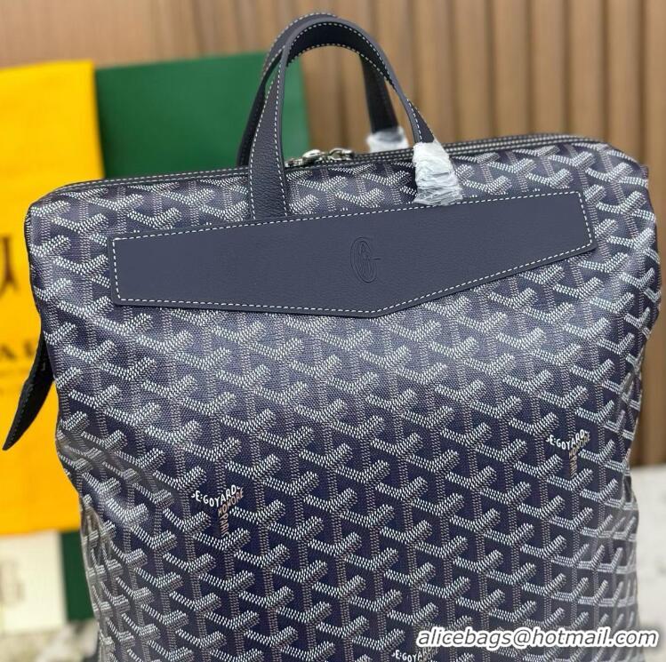 Super Quality Goyard Cisalpin Original Backpack 8039 Navy Blue