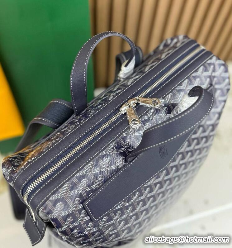 Super Quality Goyard Cisalpin Original Backpack 8039 Navy Blue