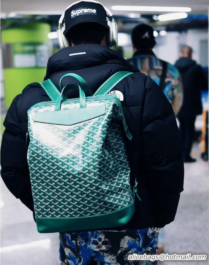 Well Crafted Goyard Cisalpin Original Backpack 8039 Green