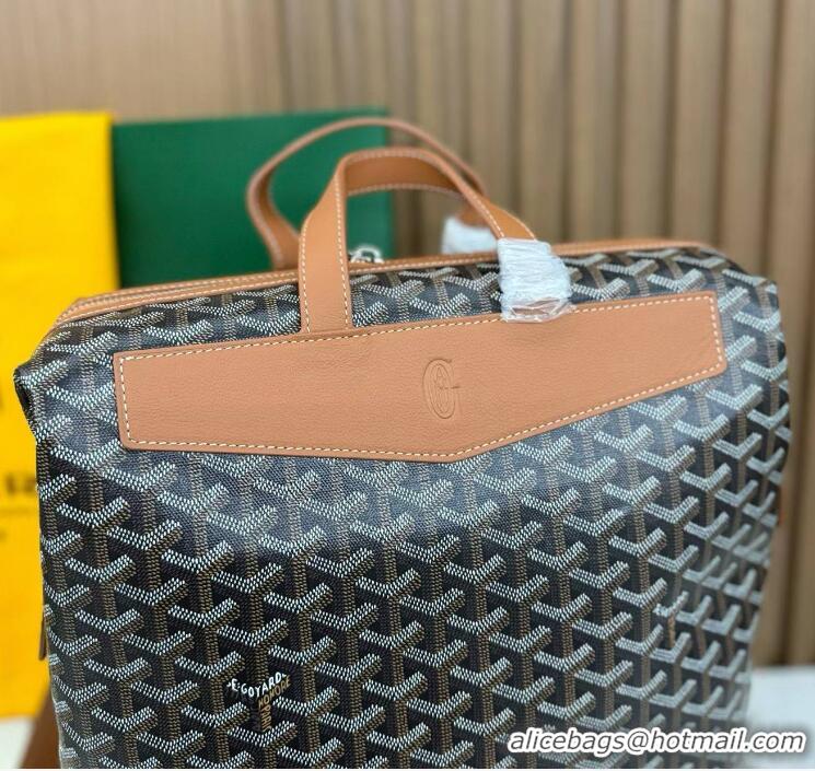 Shop Cheap Goyard Cisalpin Original Backpack 8039 Black And Tan