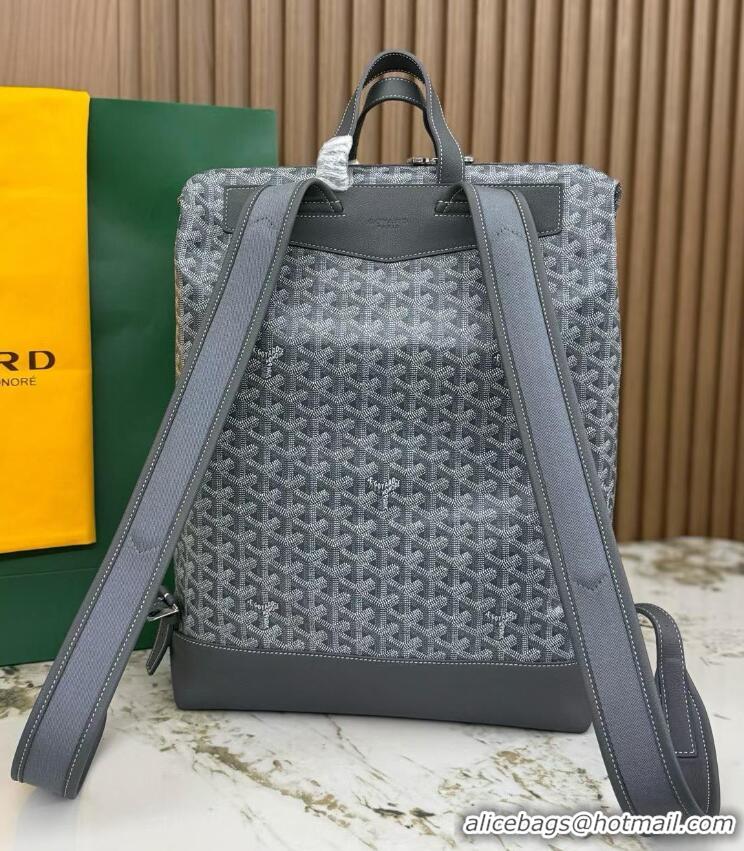 Grade Design Goyard Cisalpin Original Backpack 8039 Dark Grey