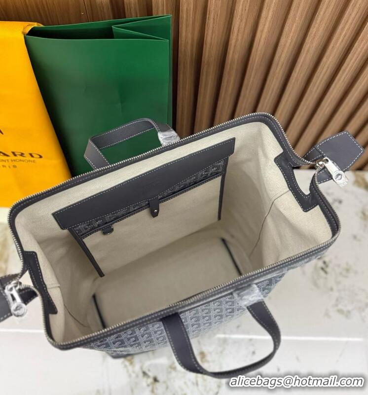 Grade Design Goyard Cisalpin Original Backpack 8039 Dark Grey