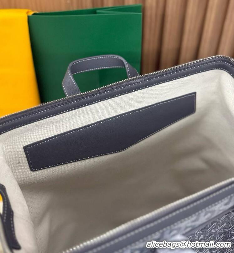 Grade Design Goyard Cisalpin Original Backpack 8039 Dark Grey