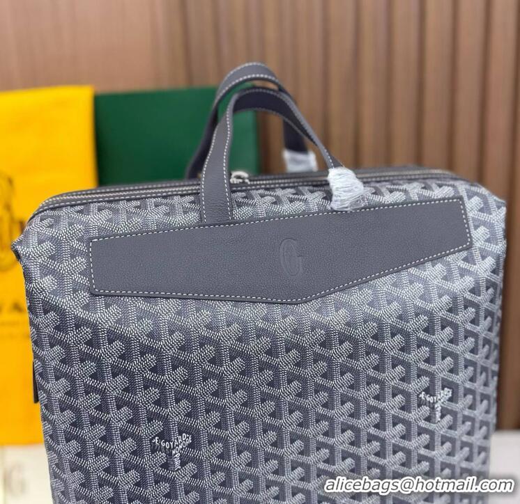 Grade Design Goyard Cisalpin Original Backpack 8039 Dark Grey