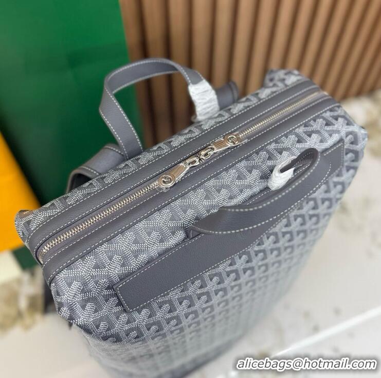 Grade Design Goyard Cisalpin Original Backpack 8039 Dark Grey