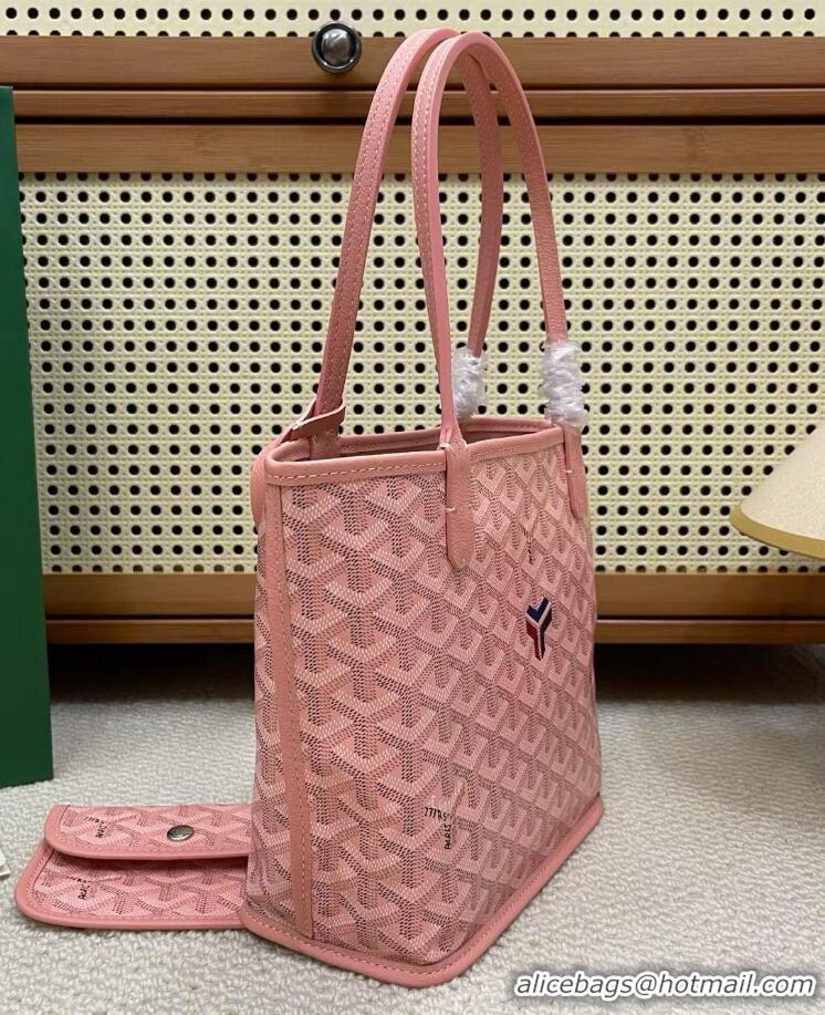 Grade Quality Goyard Original Anjou Reversible Bag Mini 2399 New Pink