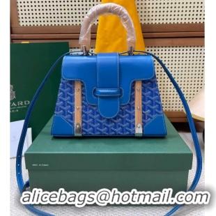 Grade Quality Goyard Original Saigon Tote Bag With Strap PM 8942 Light Blue
