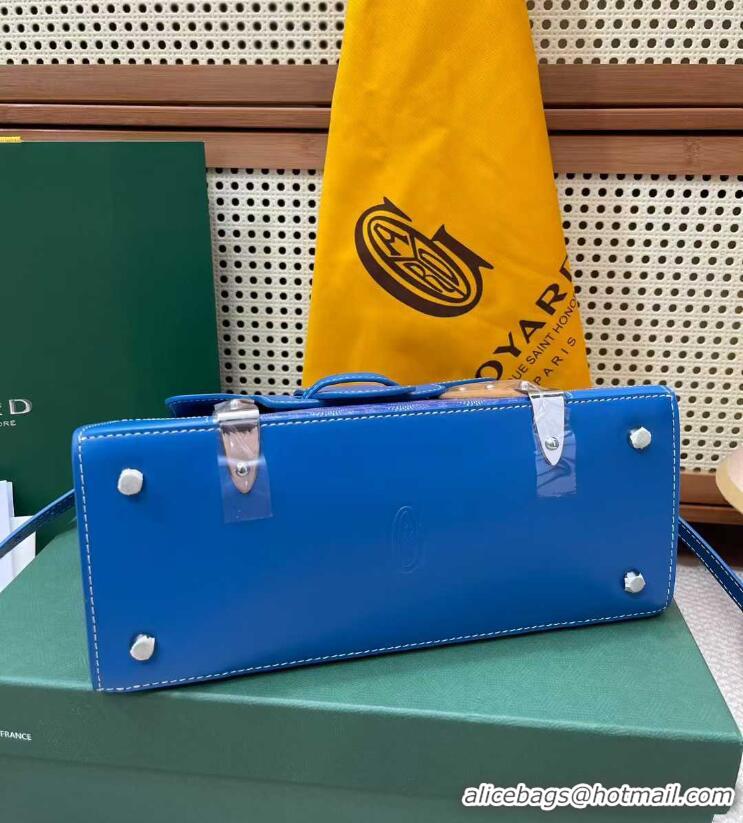 Grade Quality Goyard Original Saigon Tote Bag With Strap PM 8942 Light Blue