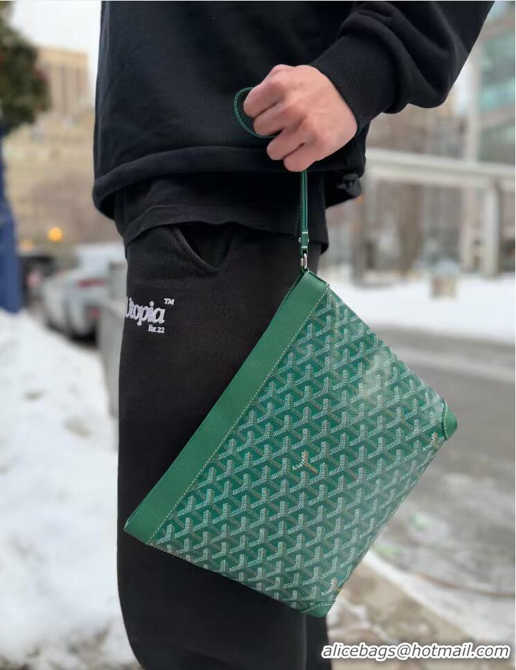 Famous Brand Goyard Original Conti Clutch Bag 8811 Green