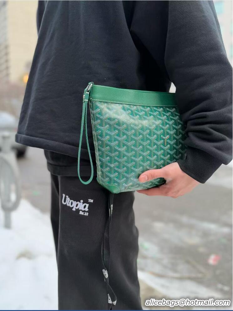Famous Brand Goyard Original Conti Clutch Bag 8811 Green