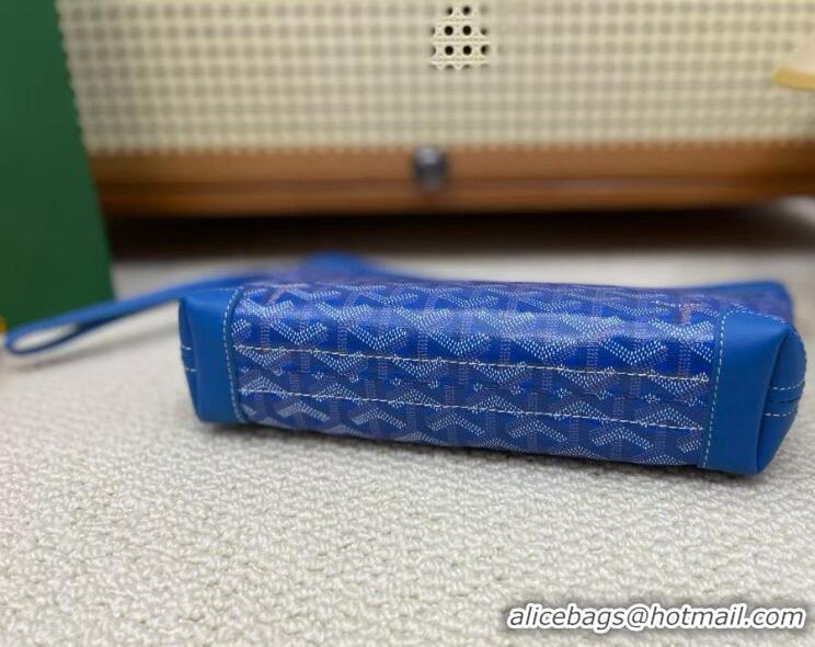Luxury Discount Goyard Original Conti Clutch Bag 8811 Light Blue