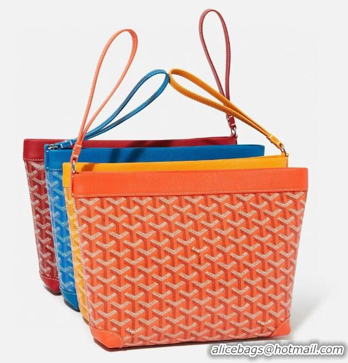 Luxury Discount Goyard Original Conti Clutch Bag 8811 Light Blue