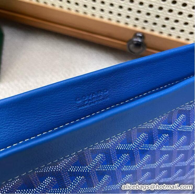 Luxury Discount Goyard Original Conti Clutch Bag 8811 Light Blue