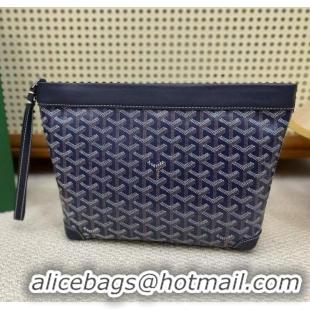 Top Design Goyard Original Conti Clutch Bag 8811 Navy Blue