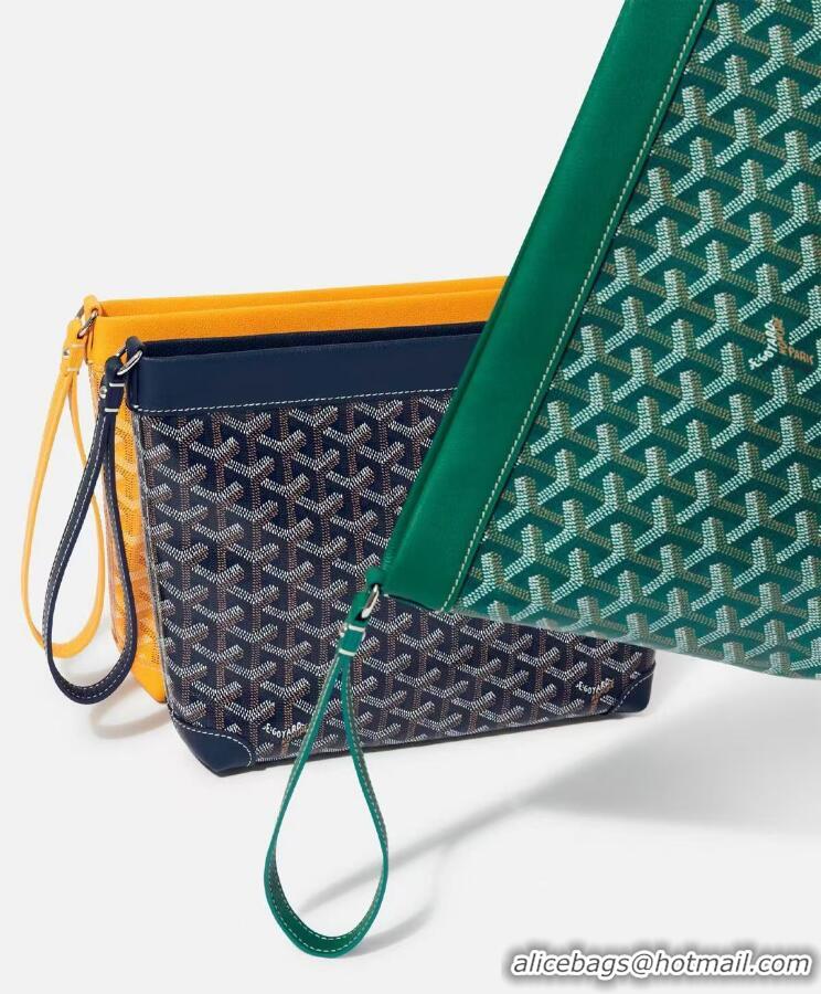 Top Design Goyard Original Conti Clutch Bag 8811 Navy Blue