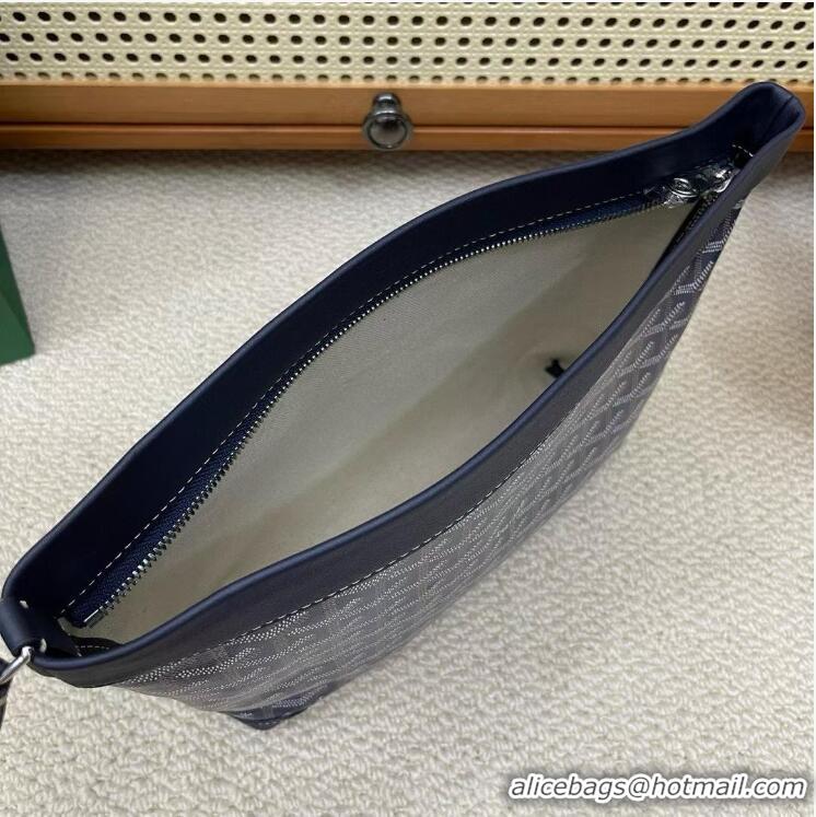 Top Design Goyard Original Conti Clutch Bag 8811 Navy Blue