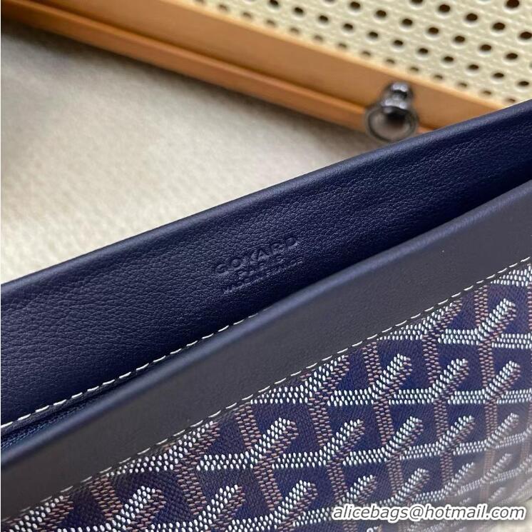 Top Design Goyard Original Conti Clutch Bag 8811 Navy Blue