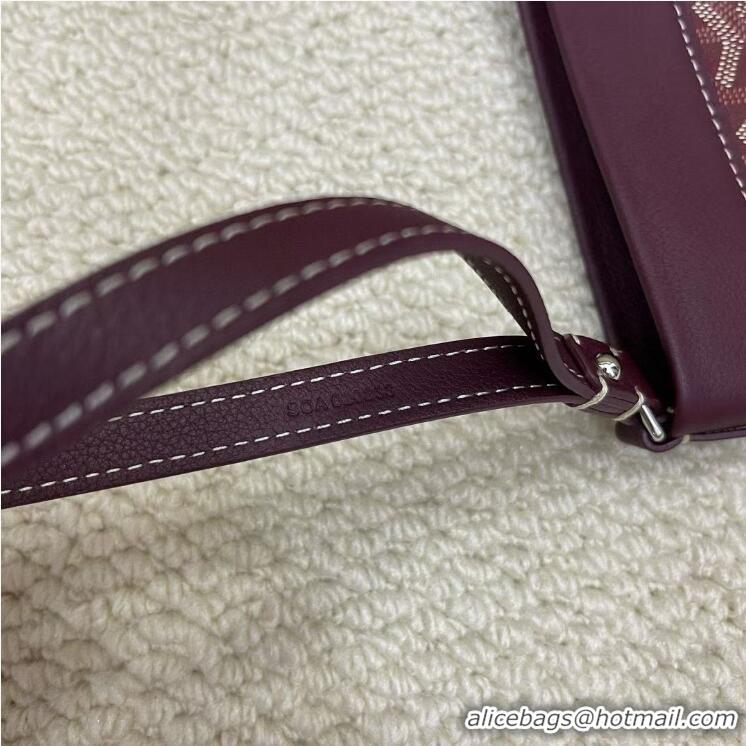 Traditional Discount Goyard Original Conti Clutch Bag 8811 Burgundy