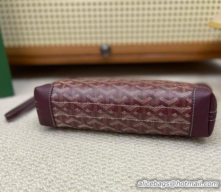 Traditional Discount Goyard Original Conti Clutch Bag 8811 Burgundy