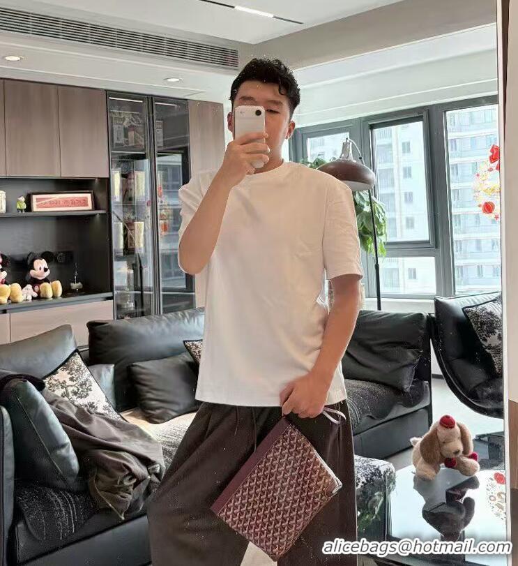 Traditional Discount Goyard Original Conti Clutch Bag 8811 Burgundy