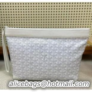 Luxurious Low Cost Goyard Original Conti Clutch Bag 8811 White