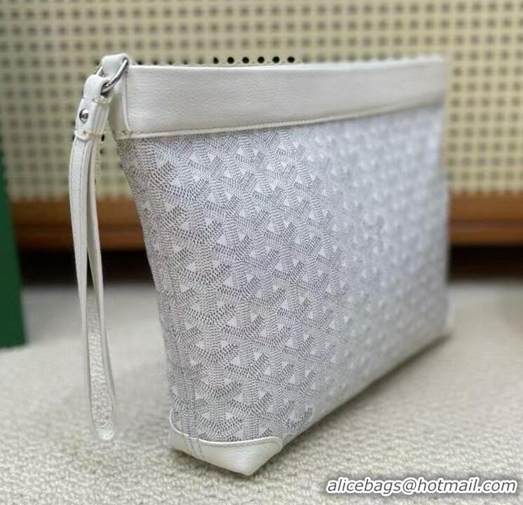 Luxurious Low Cost Goyard Original Conti Clutch Bag 8811 White