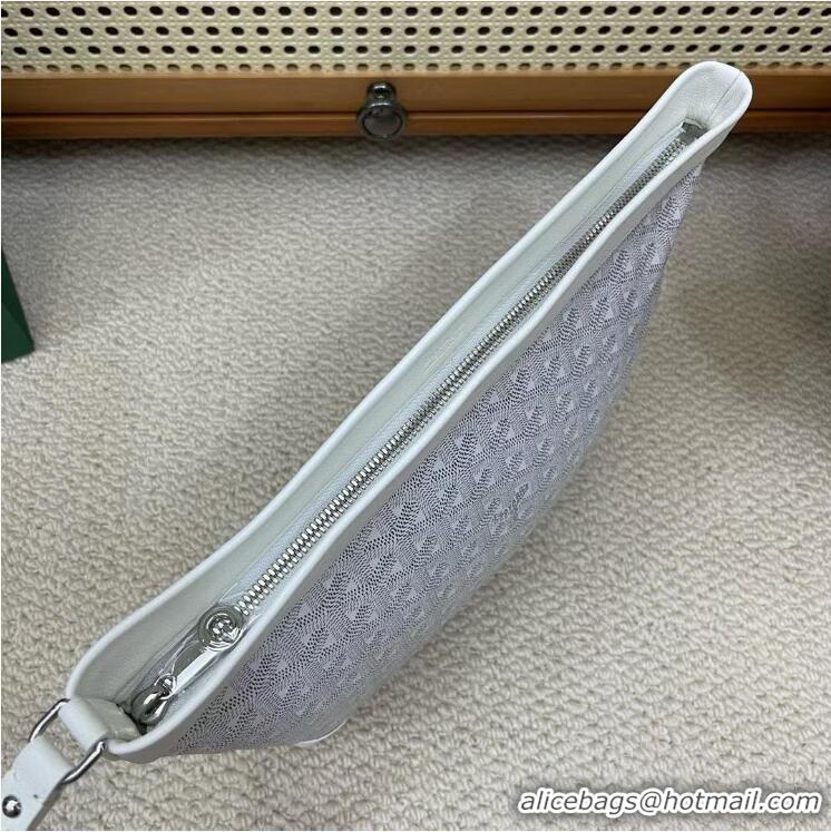 Luxurious Low Cost Goyard Original Conti Clutch Bag 8811 White