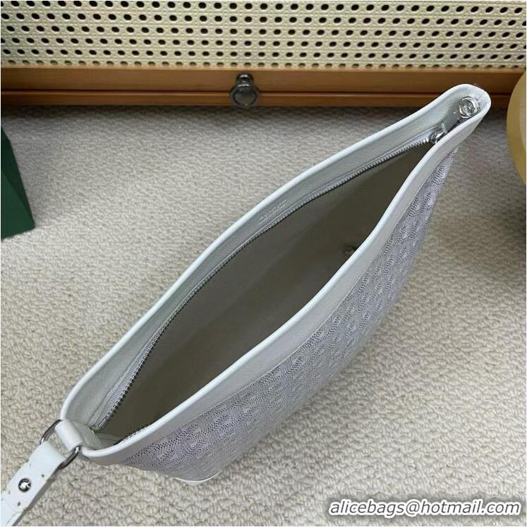 Luxurious Low Cost Goyard Original Conti Clutch Bag 8811 White