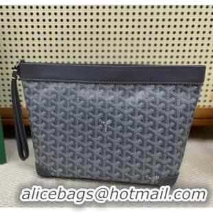 Reasonable Price Goyard Original Conti Clutch Bag 8811 Dark Grey