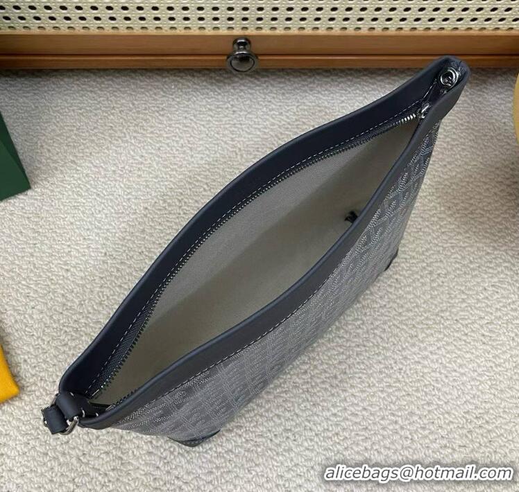 Reasonable Price Goyard Original Conti Clutch Bag 8811 Dark Grey