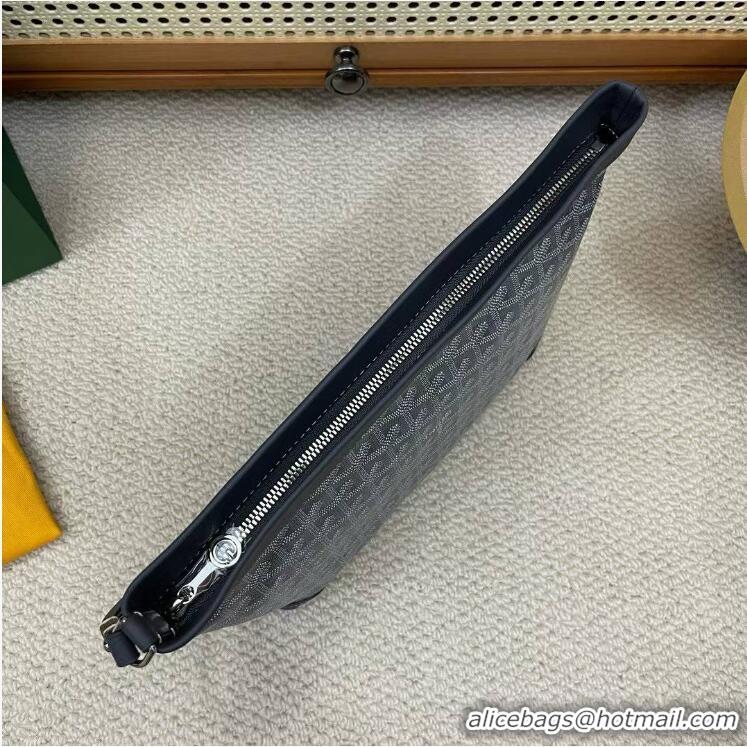 Reasonable Price Goyard Original Conti Clutch Bag 8811 Dark Grey