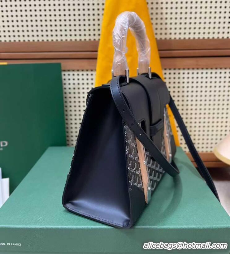 Grade Quality Goyard Original Saigon Tote Bag With Strap PM 8942 Black